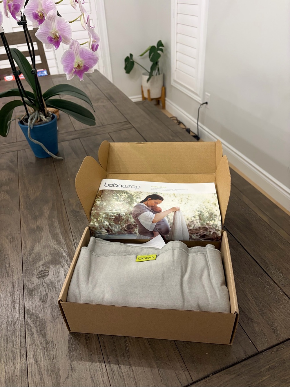 Boba Serenity Wrap in light grey